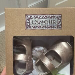 L'Amour Kids Shiny Dress Shoes